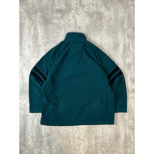 Vintage Philadelphia Eagles NFL Embroidered Logo 1/4 Fleece Sweatshirt Size 2XL