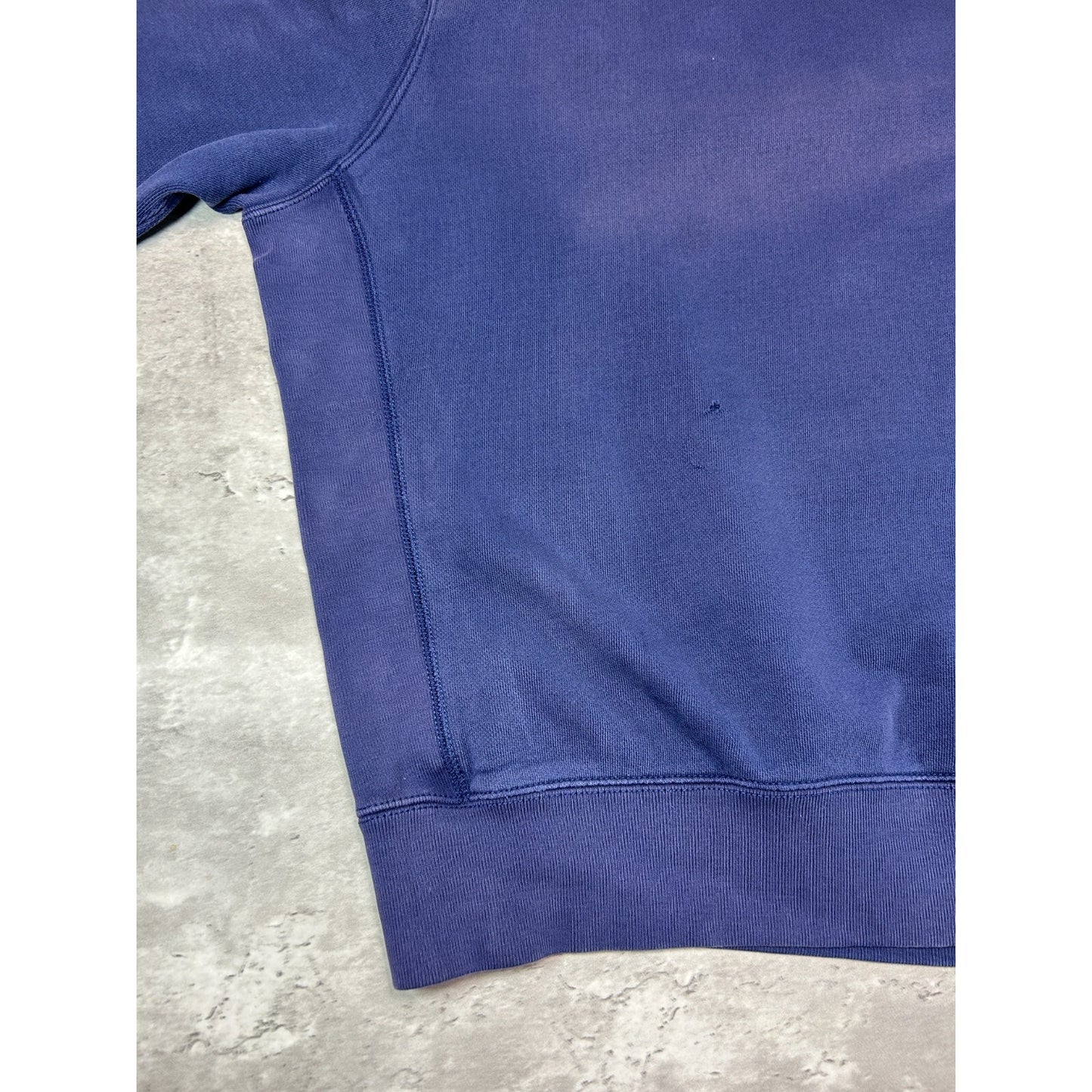 Vintage 90s Polo Ralph Lauren Embroidered Pony Pullover Sweatshirt Size XL Blue