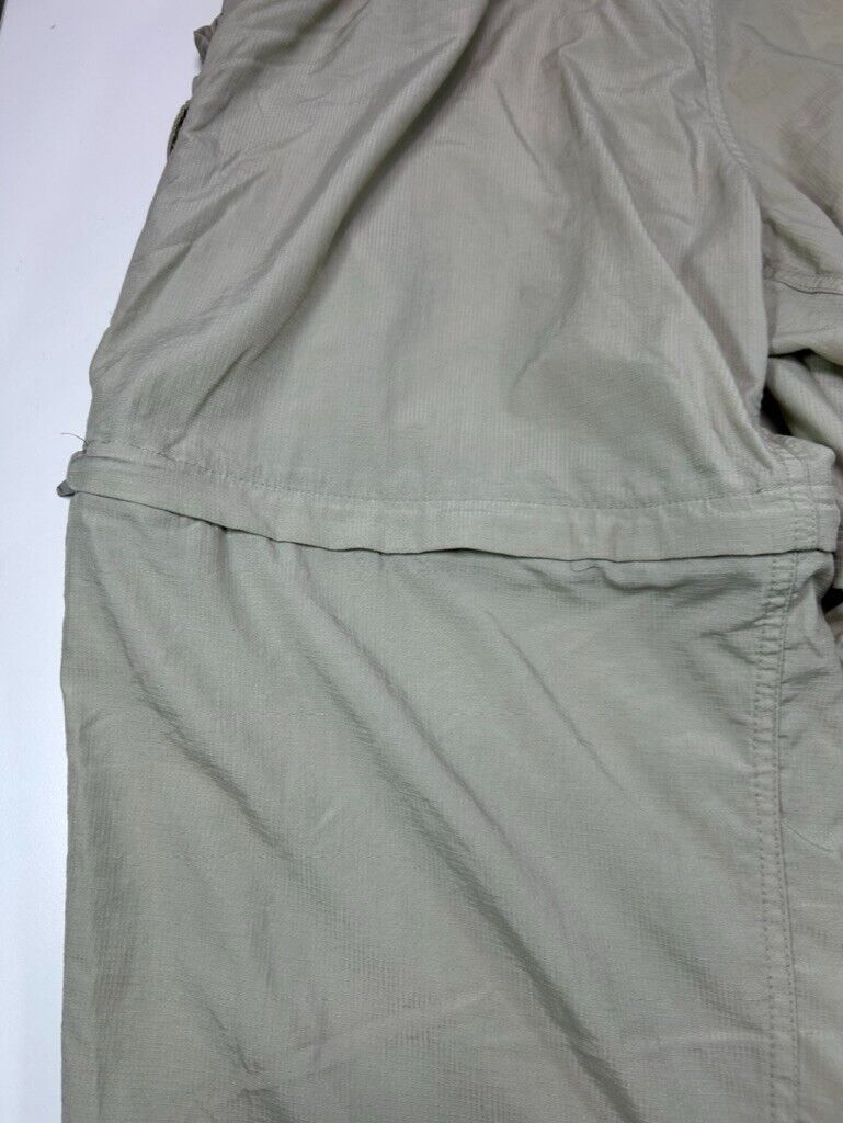 Vintage Columbia PFG Lightweight Nylon Multi Pocket Convertible Pants Size 33