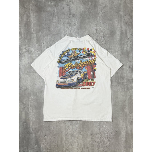 Allstate 400 At The Brickyard Indianapolis Speedway Graphic T-Shirt Size Large