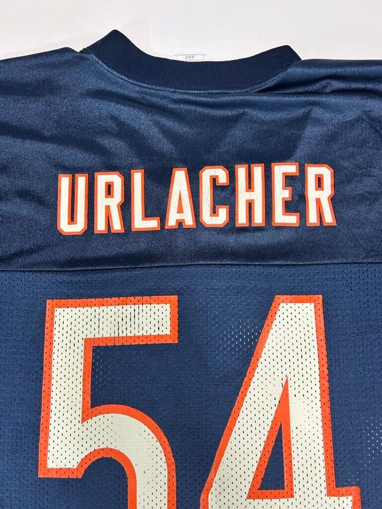 Brian Urlacher #54 Chicago Bears NFL Reebok Football Jersey Size Medium Blue