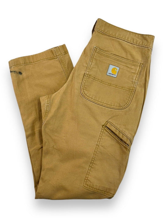 Carhartt Relaxed Fit Canvas Workwear Five Pocket Double Knee Pants Size 30