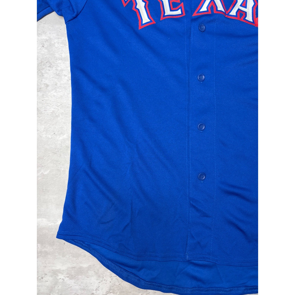 Vintage Texas Rangers #20 Right At Home Majestic Baseball Jersey Size Medium