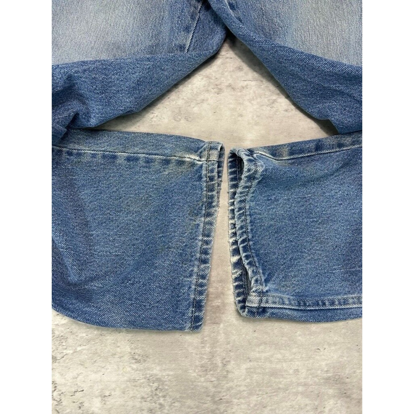 Vintage Dickies Medium Wash Denim Workwear Pants Size 38 Blue