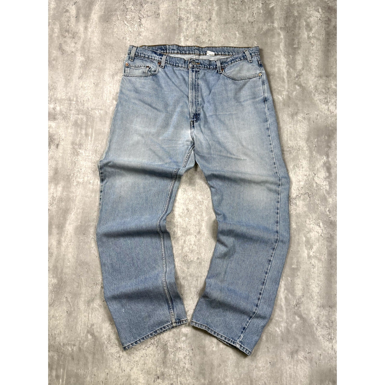 Vintage Levis 505 Red Tab Straight Leg Light Wash Denim Pants Size 40