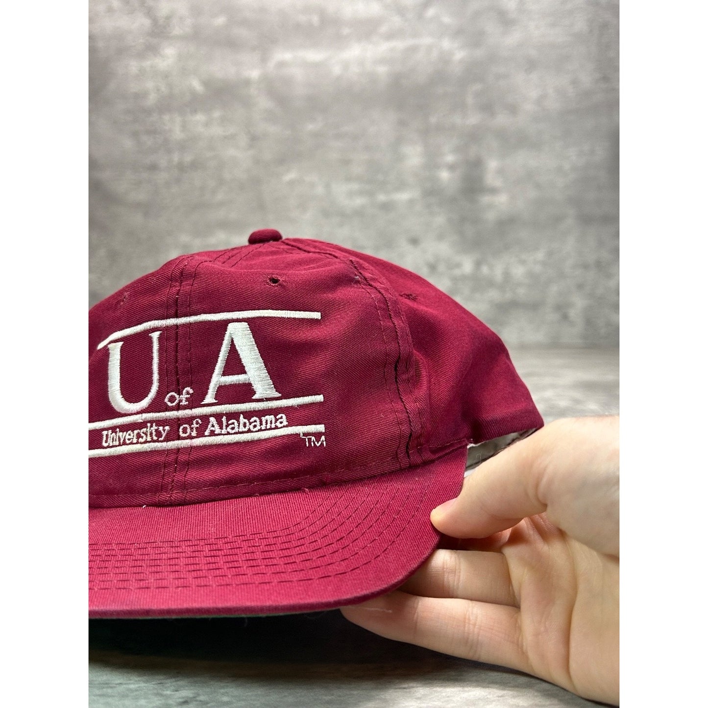 Vintage 90s University Of Alabama NCAA Embroidered Snapback Hat OSFA