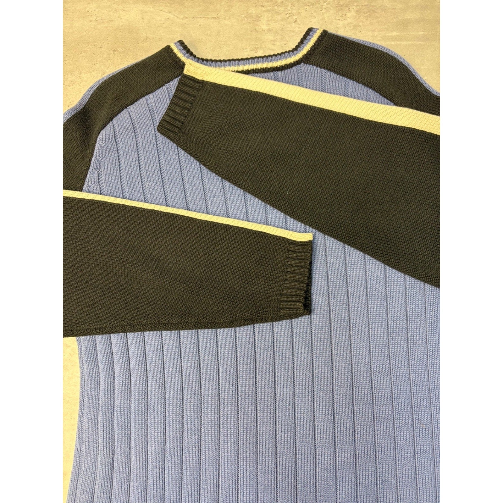 Vintage Industrial Exchange Ribbed Knit Sweater Size Large