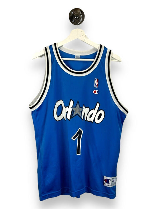 Vintage 90s Tim Hardaway #1 Orlando Magic NBA Champion Jersey Size 48 XL