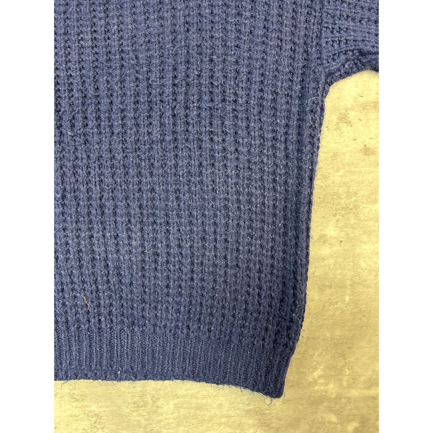 Vintage 19th Avenue Heavyweight Pullover Knit Sweater Size Medium Blue