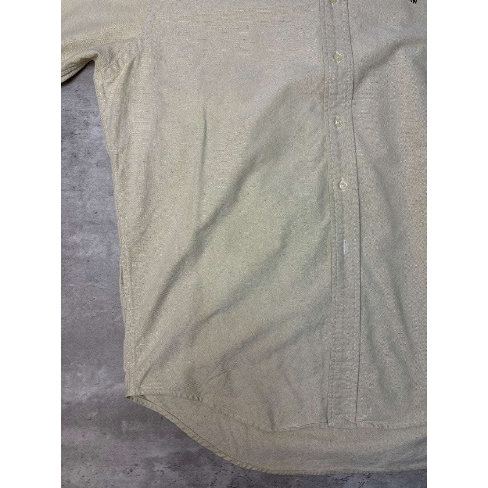 Vintage Polo Ralph Lauren Embroidered Pony Long Sleeve Button Up Shirt Size 2XL