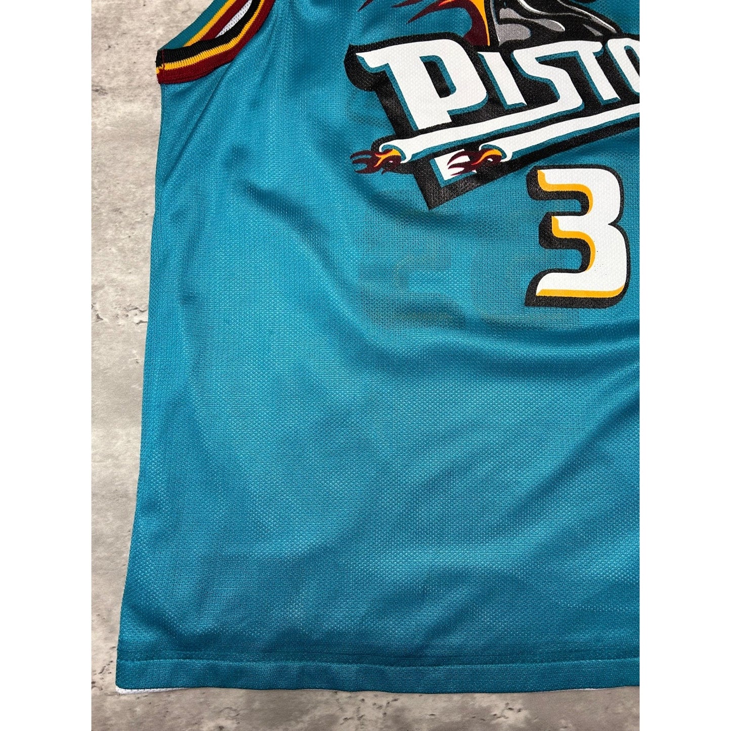 Vintage 90s Grant Hill #33 Detroit Pistons NBA Reversible Champion Jersey Sz XL
