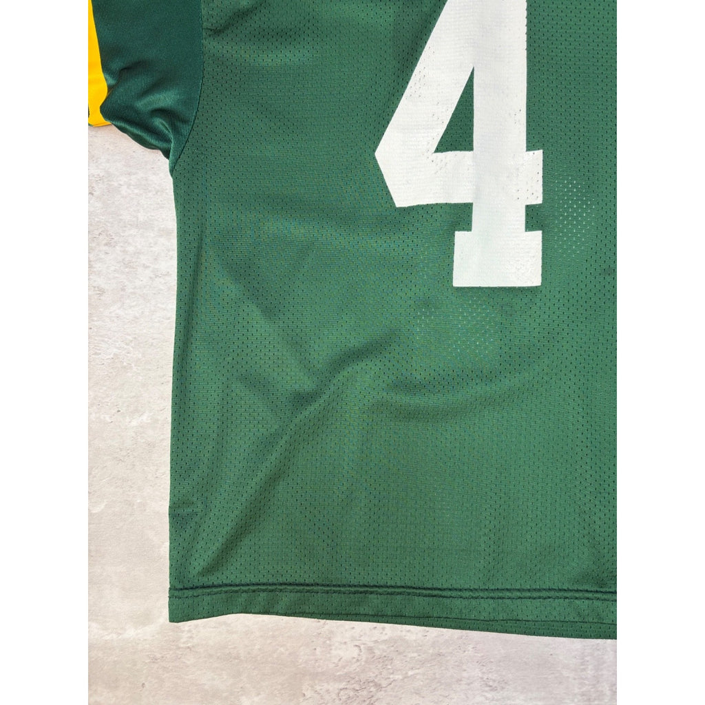 Vintage Brett Favre #4 Green Bay Packers NFL Football Jersey Size Large YOUTH