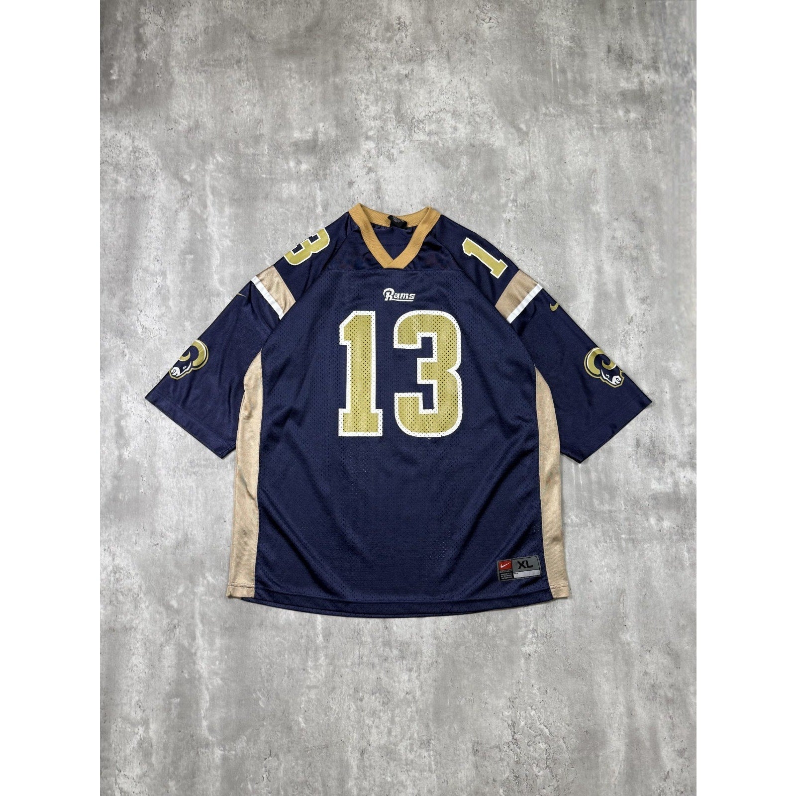 Vintage Kurt Warner #13 Los Angeles Rams NFL Football Jersey Size XL