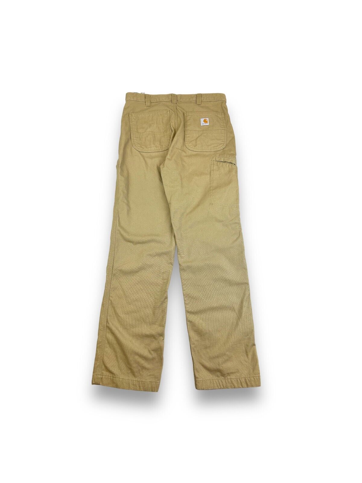 Carhartt Relaxed Fit Fleece Lined Workwear Carpenter Pants Size 33W Beige