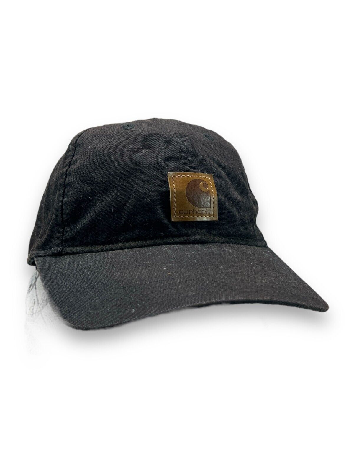 Carhartt Leather Embroidered Patch Strap back Hat OSFA