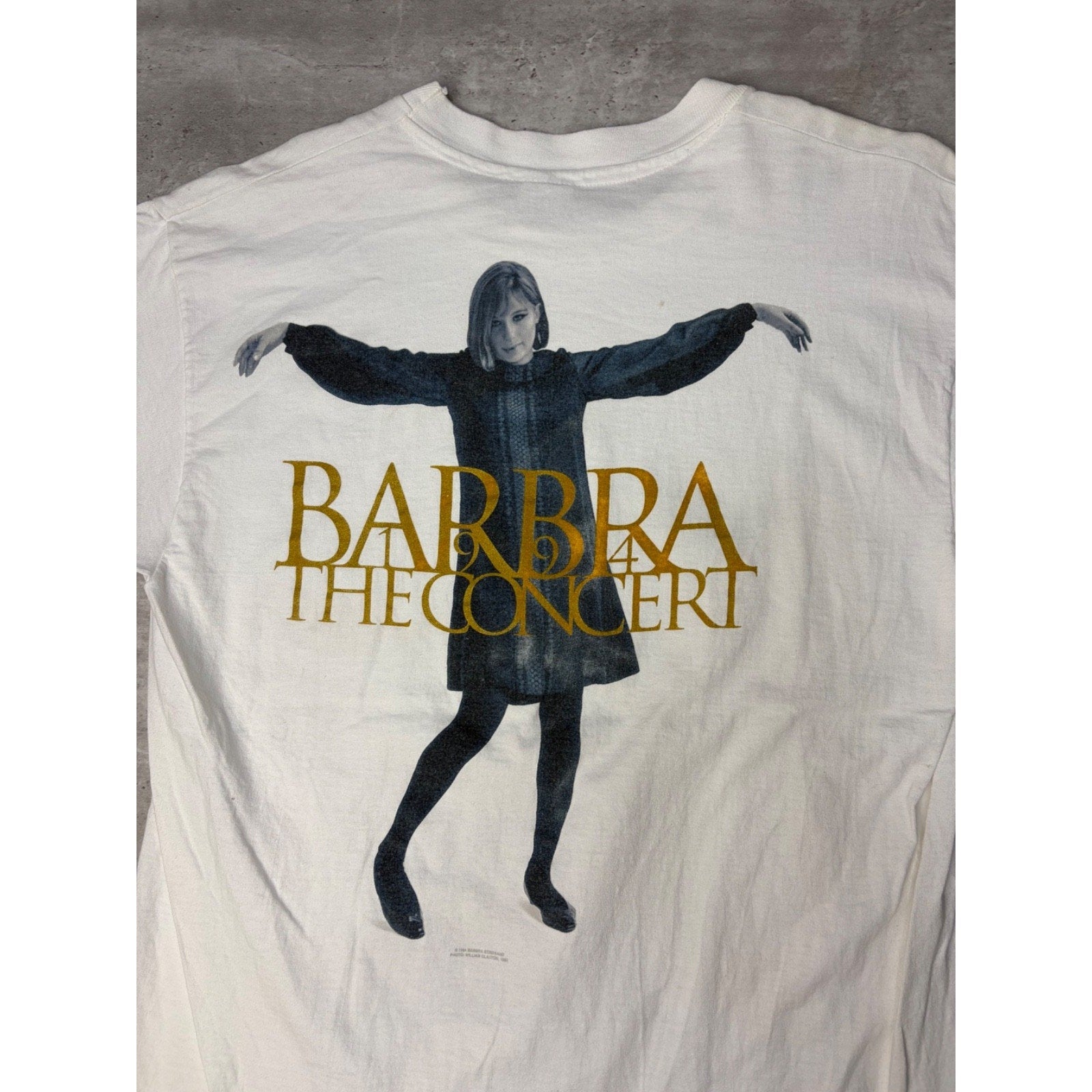 Vintage 1994 Barbara Streisand The Concert Live Music T-Shirt Size XL