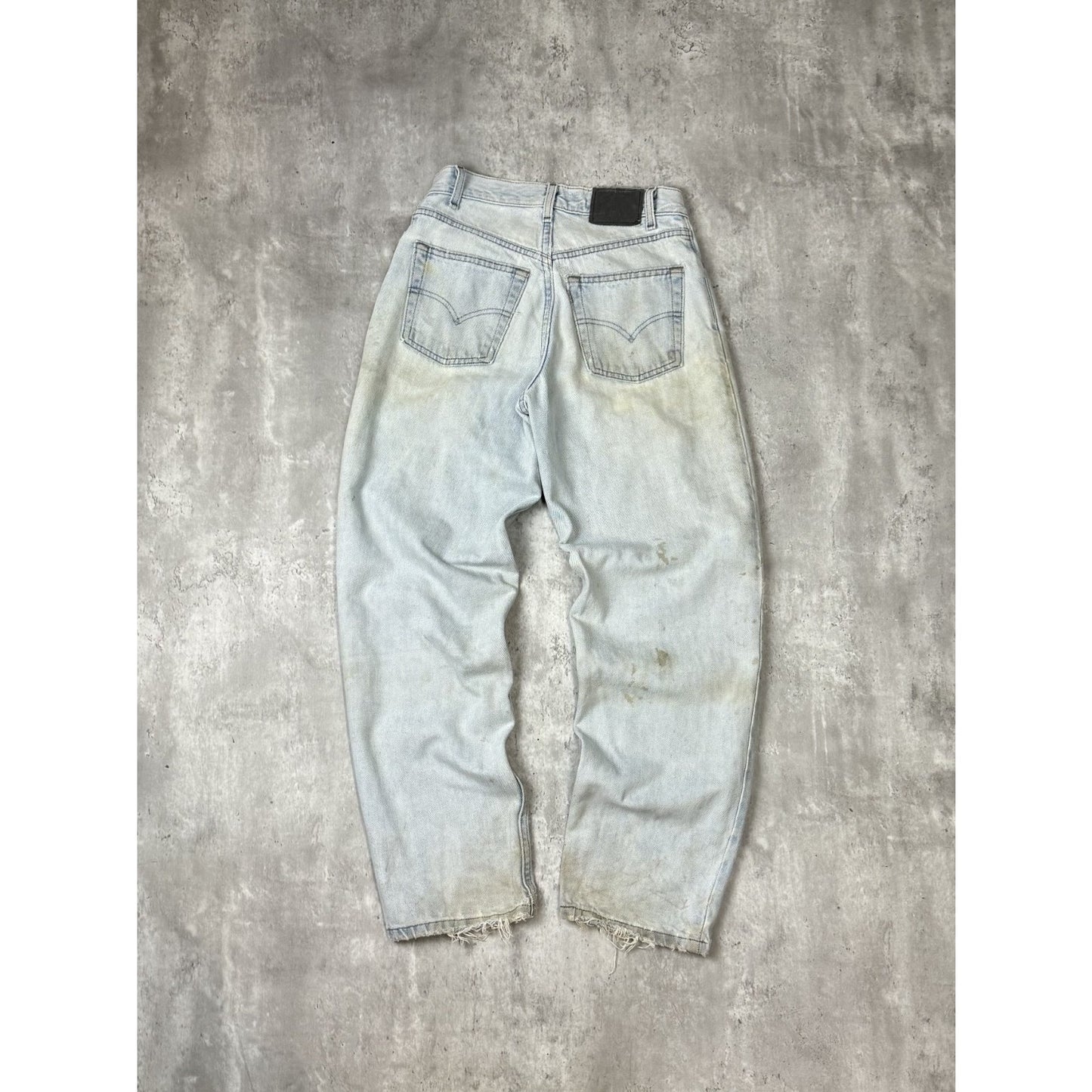 Vintage 90s Levis Silvertab Loose Fit Light Wash Denim Pants Size 29 Blue