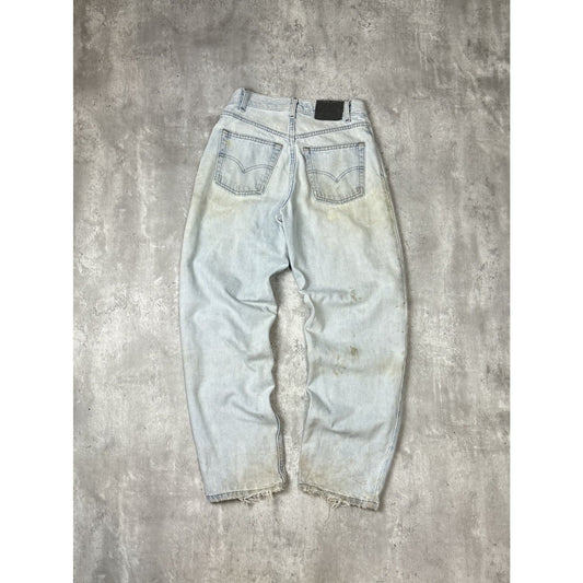 Vintage 90s Levis Silvertab Loose Fit Light Wash Denim Pants Size 29 Blue