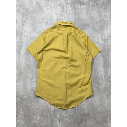 Vintage 1970s Marlboro Short Sleeve Single Pocket Button Up Shirt Size Medium
