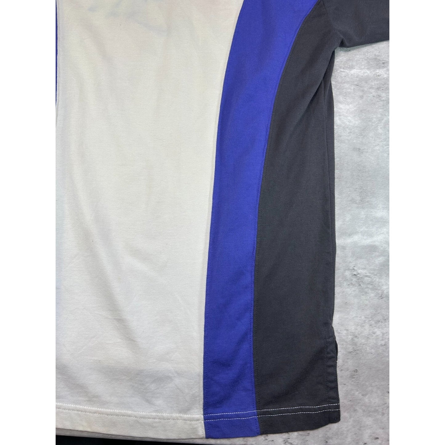 Vintage 90s Nike Embroidered Swoosh 1/4 Zip Jersey Style T-Shirt Size Small