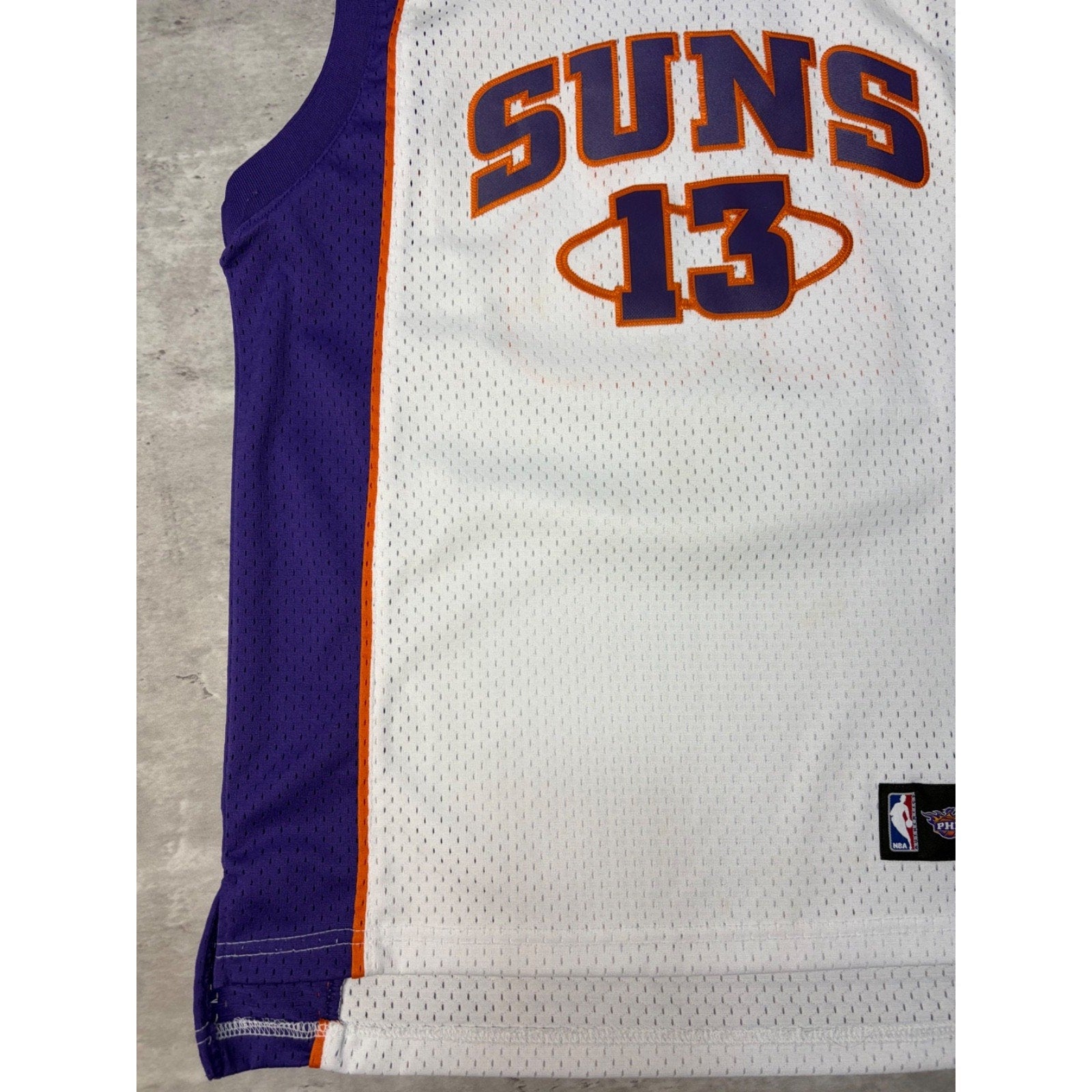 Vintage Steve Nash #13 Phoenix Suns NBA Adidas Basketball Jersey Size XL YOUTH
