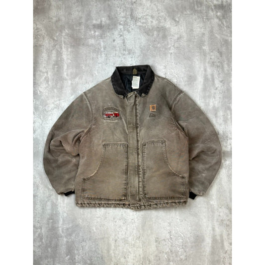 Vintage Carhartt Insulated Canvas Workwear Arctic Jacket Size XL