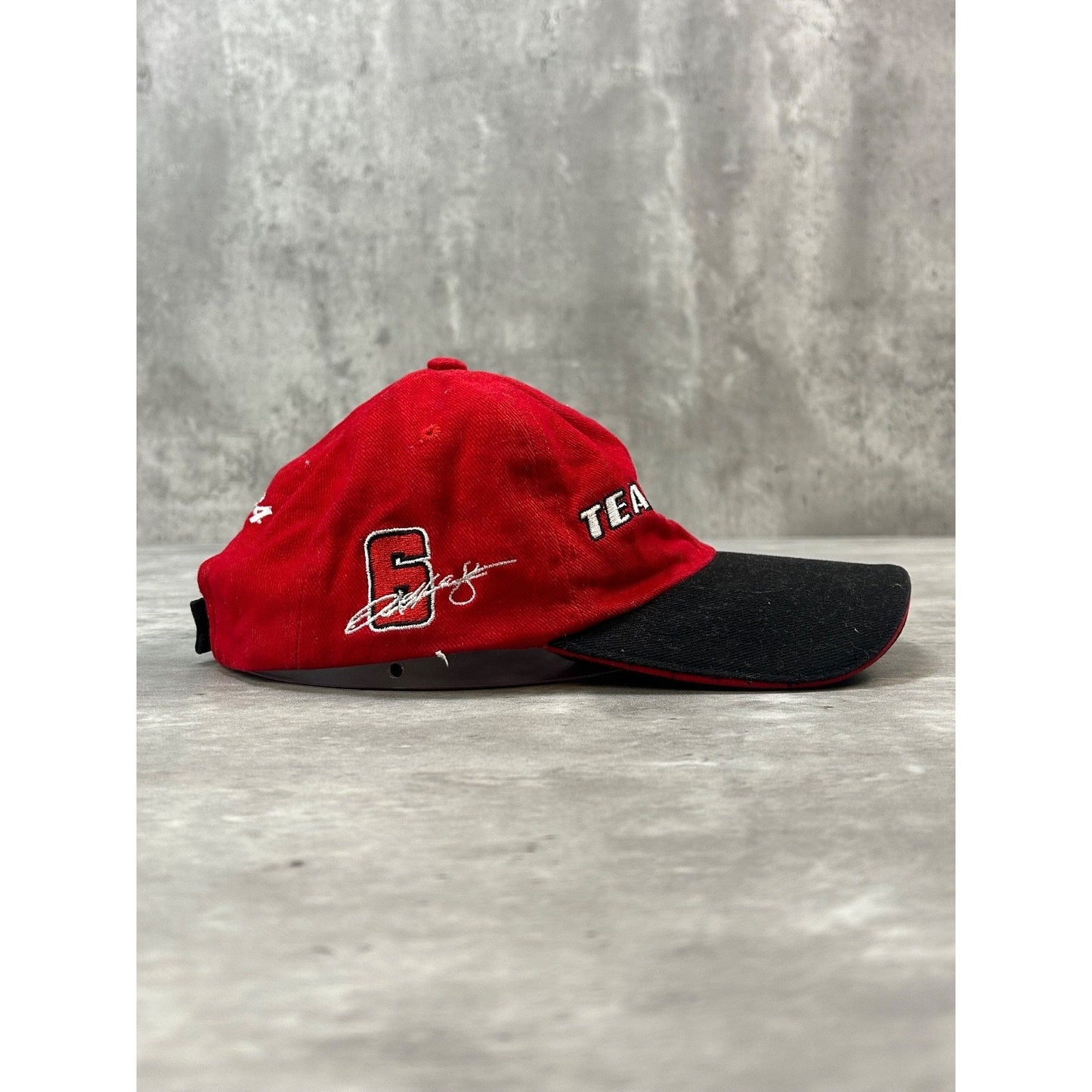 Vintage 2004 Nascar Team Penske Embroidered Spellout Strapback Hat OSFA