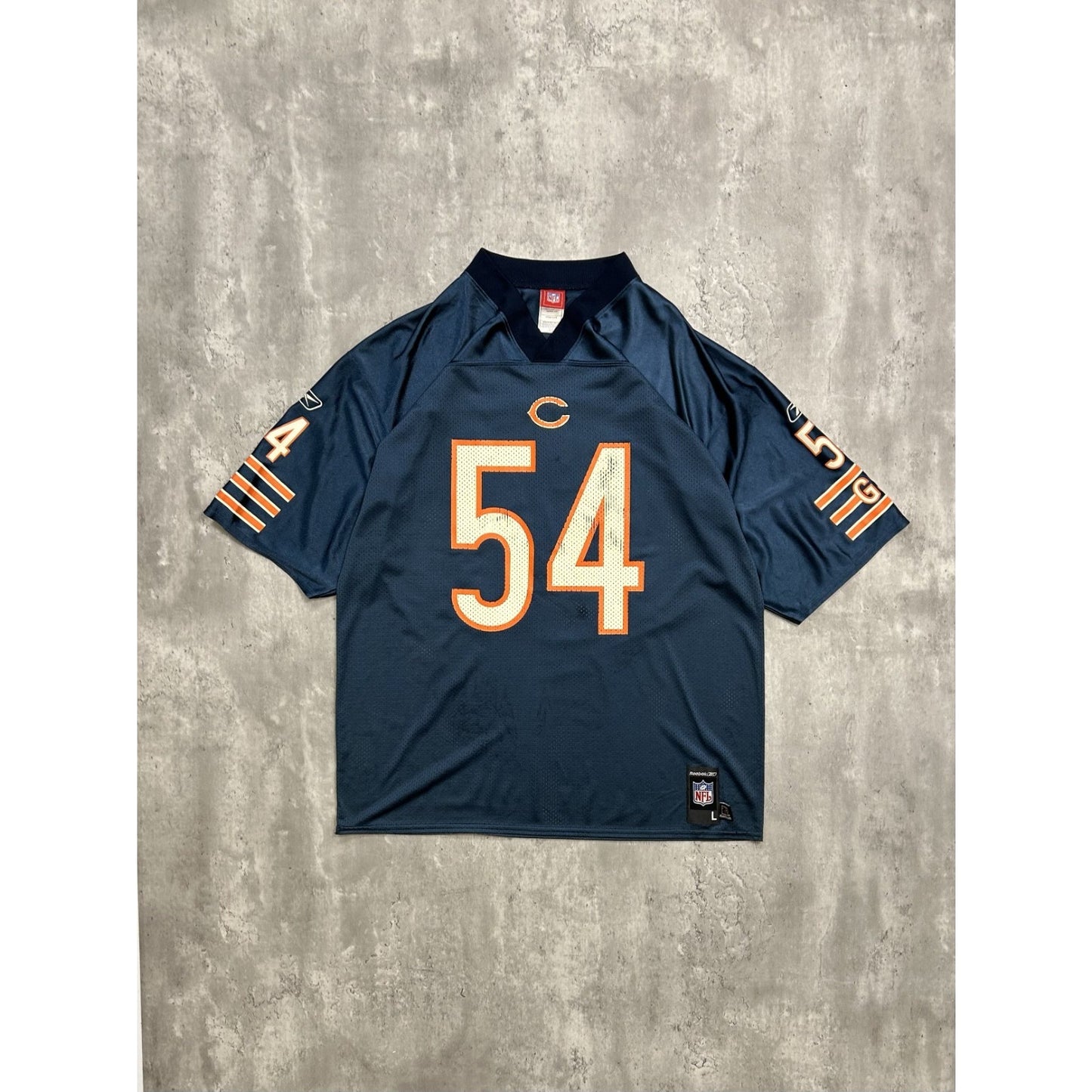 Vintage Brian Urlacher #54 Chicago Bears Reebok Football Jersey Size Large