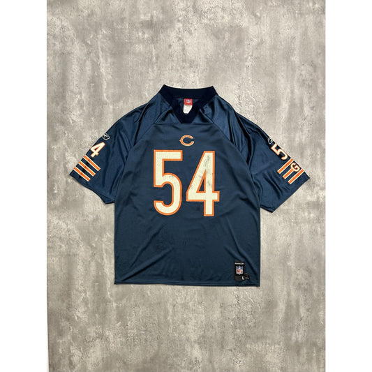 Vintage Brian Urlacher #54 Chicago Bears Reebok Football Jersey Size Large