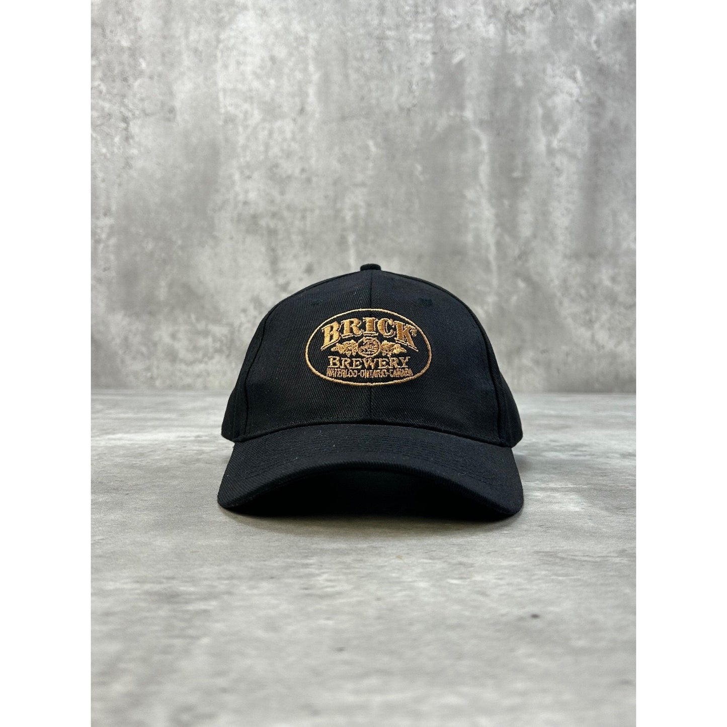 Vintage Brick Brewery Embroidered Spellout Beer Promo Strapback Hat OSFA