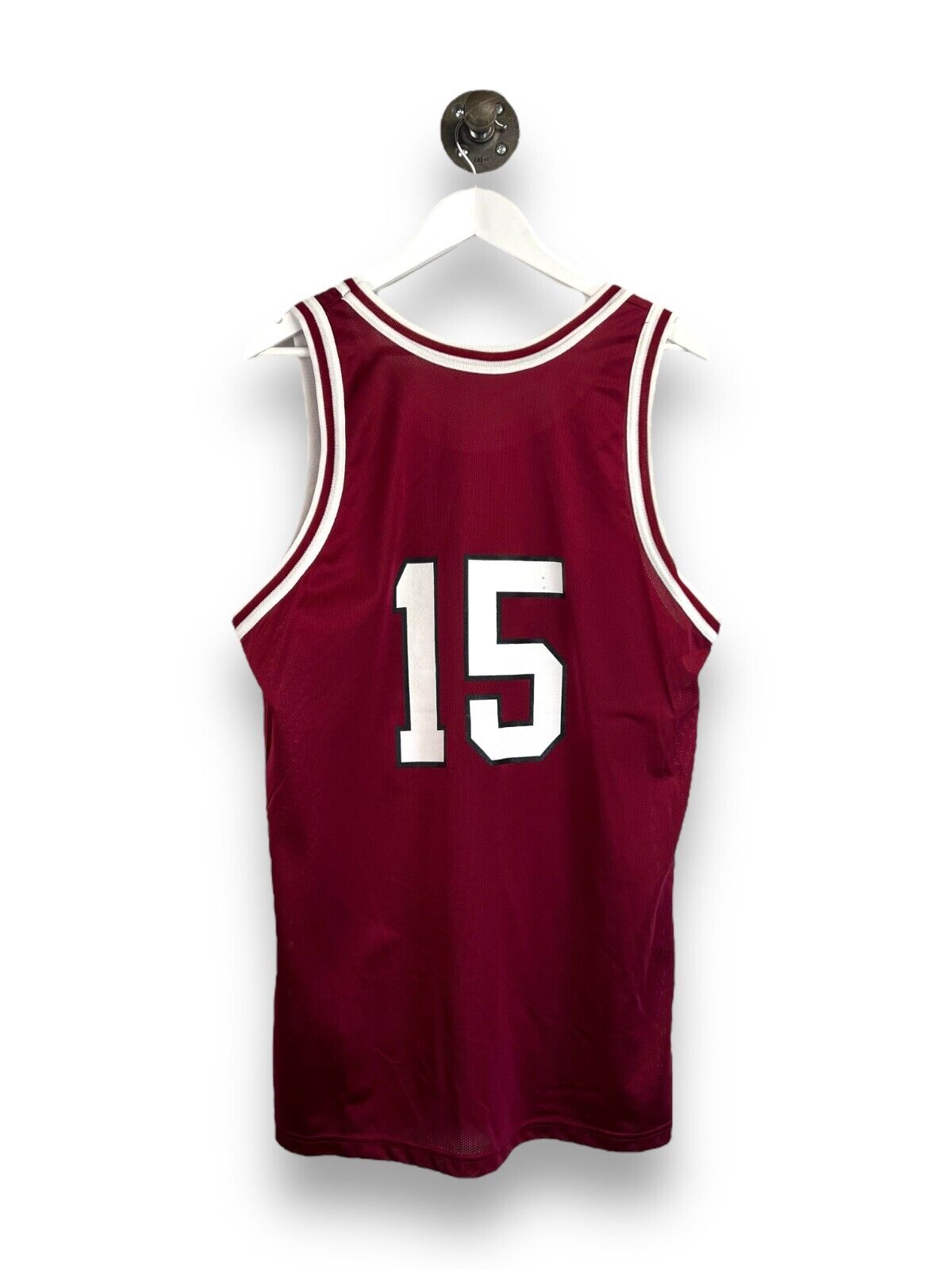 Vintage #15 Umass NCAA Collegiate Champion Basketball Jersey Size 44 Large