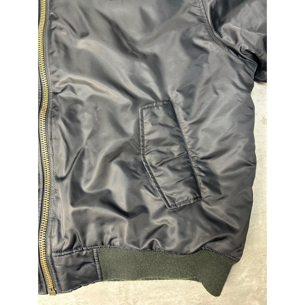 Vintage Y2K South Pole Insulated Full Zip Bomber Jacket Size XL