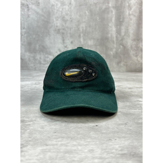 Vintage 90s Nike Gel Swoosh Strapback Hat OSFA Forest Green
