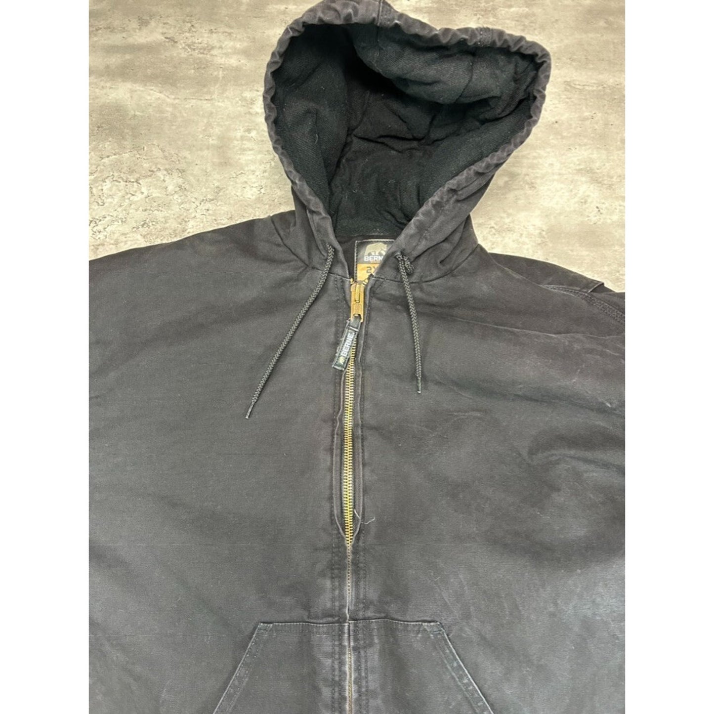 Berne Quilted Lined Canvas Workwear Arctic Style Jacket Size 2XLT
