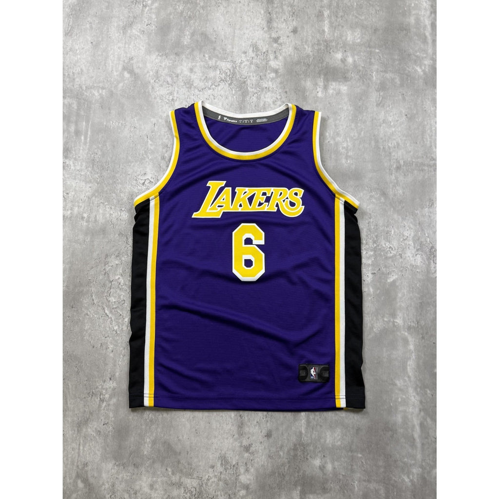Vintage Lebron James #6 Los Angeles Lakers NBA Basketball Jersey Sz Large YOUTH
