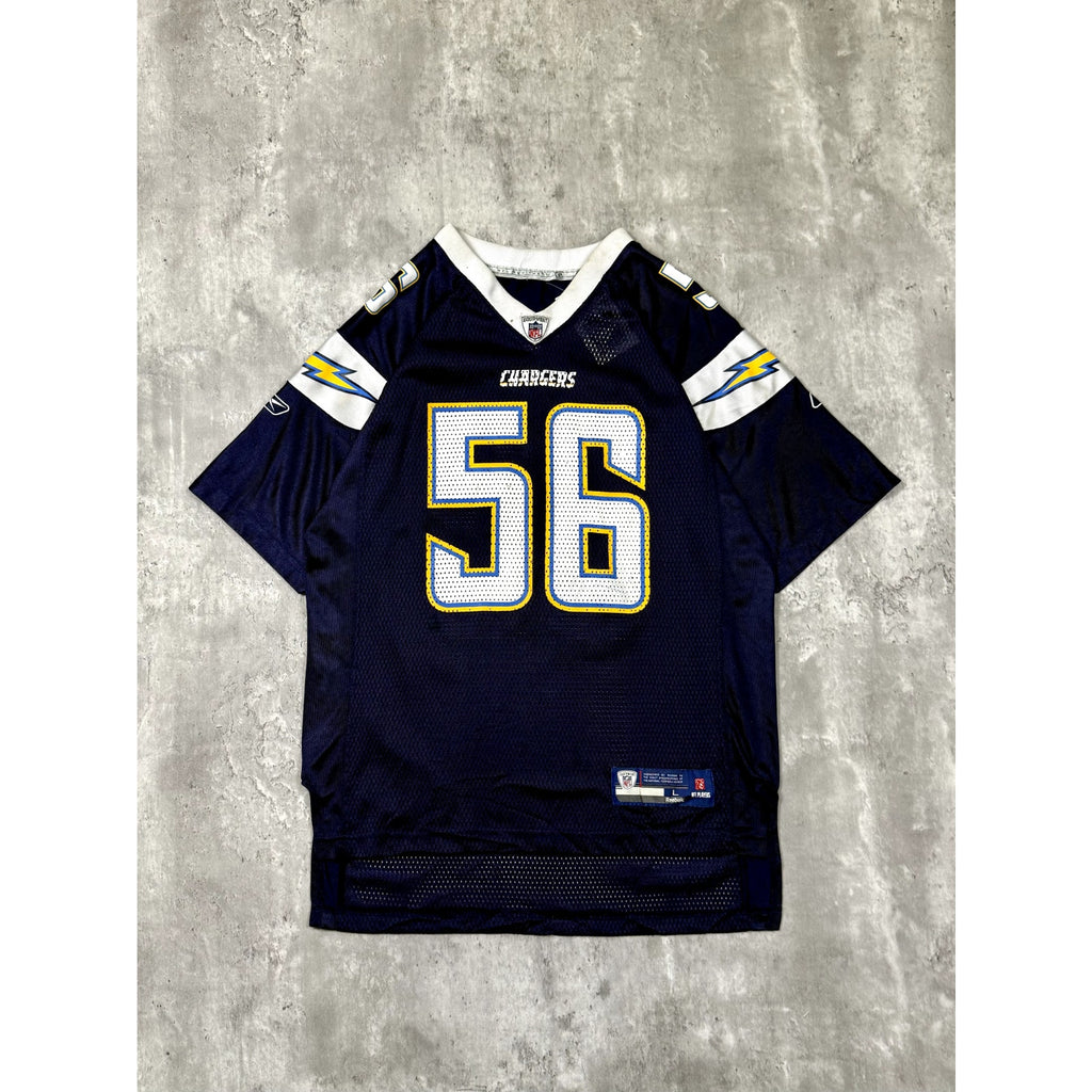 Vintage Shawne Merriman #56 San Diego Chargers NFL Reebok Jersey Sz Large YOUTH