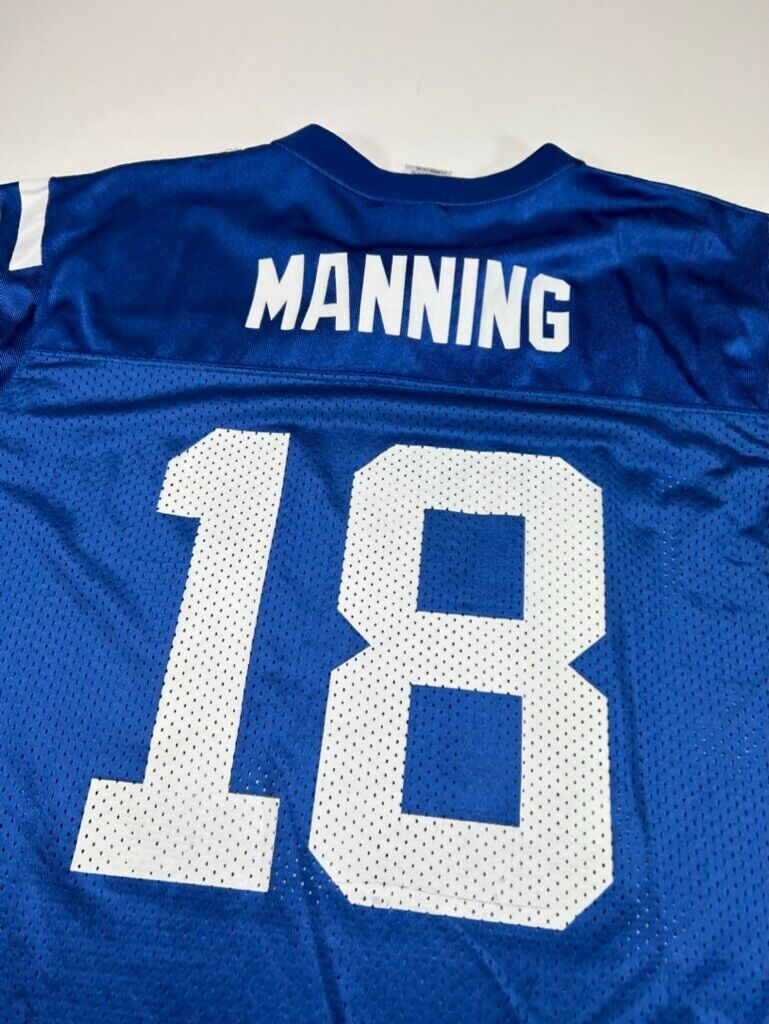 Peyton Manning #18 Indianapolis Colts NFL Reebok Jersey Size YOUTH Large