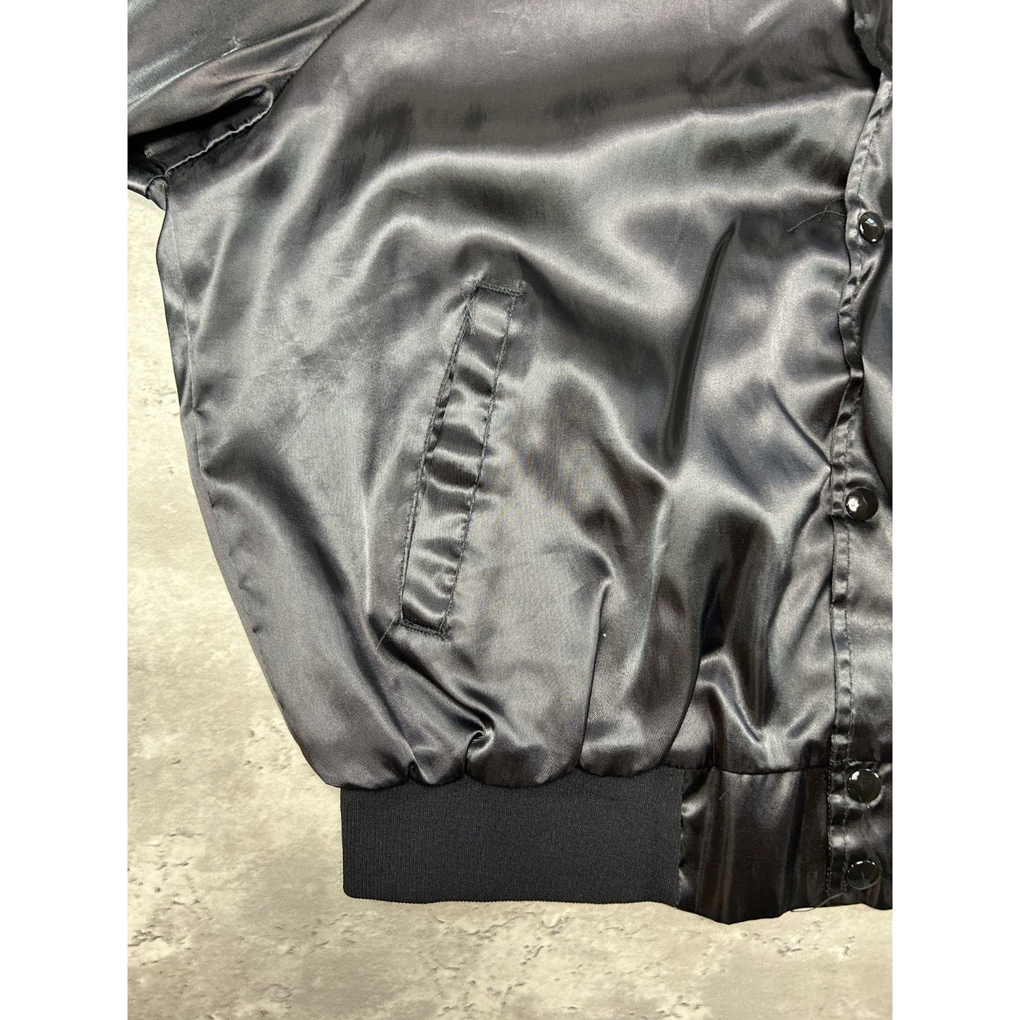 Vintage 80s/90s Chevrolet Heartbeat Of America Satin Bomber Jacket Size XL