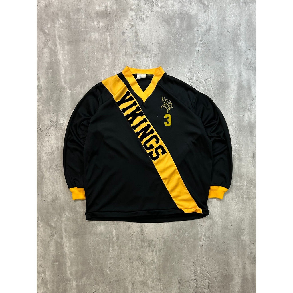 Vintage 90s Vikings #3 Long Sleeve Collegiate Jersey Size Small