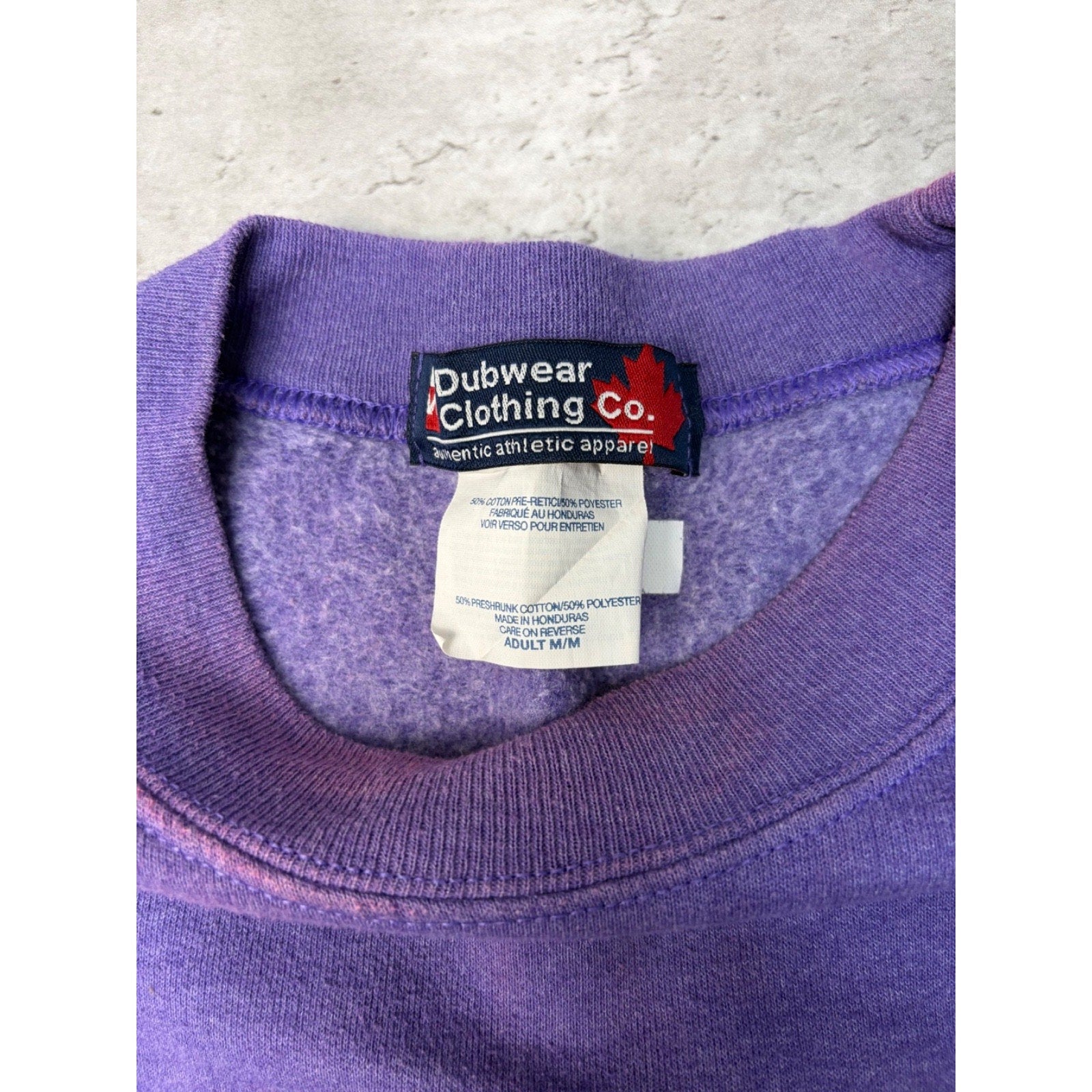 Vintage 90s Western Mustangs NCAA Embroidered Spellout Sweatshirt Size Medium