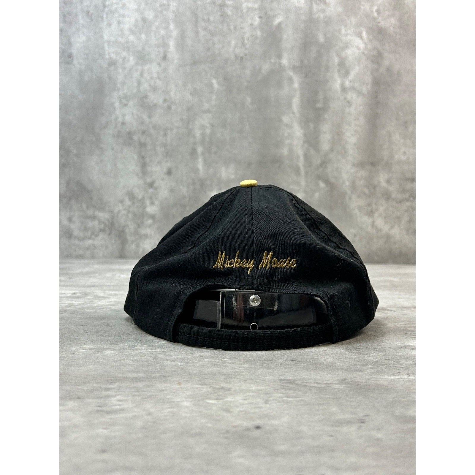 Vintage 90s Disney Mickey Mouse Embroidered Cartoon Character Strapback Hat OSFA