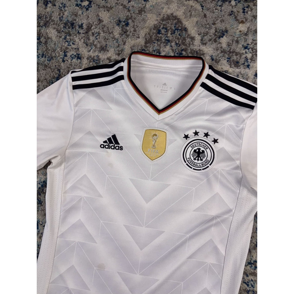 Vintage Adidas Germany National Team Embroidered Soccer Jersey Size Small