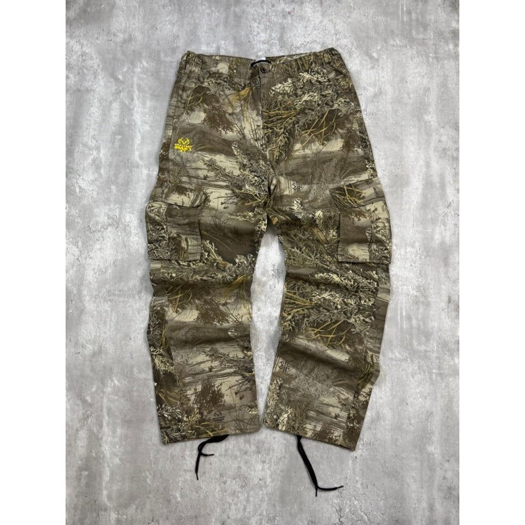 Vintage Realtree Max-1 Tree Camo Utility Cargo Hunting Pants Size 34