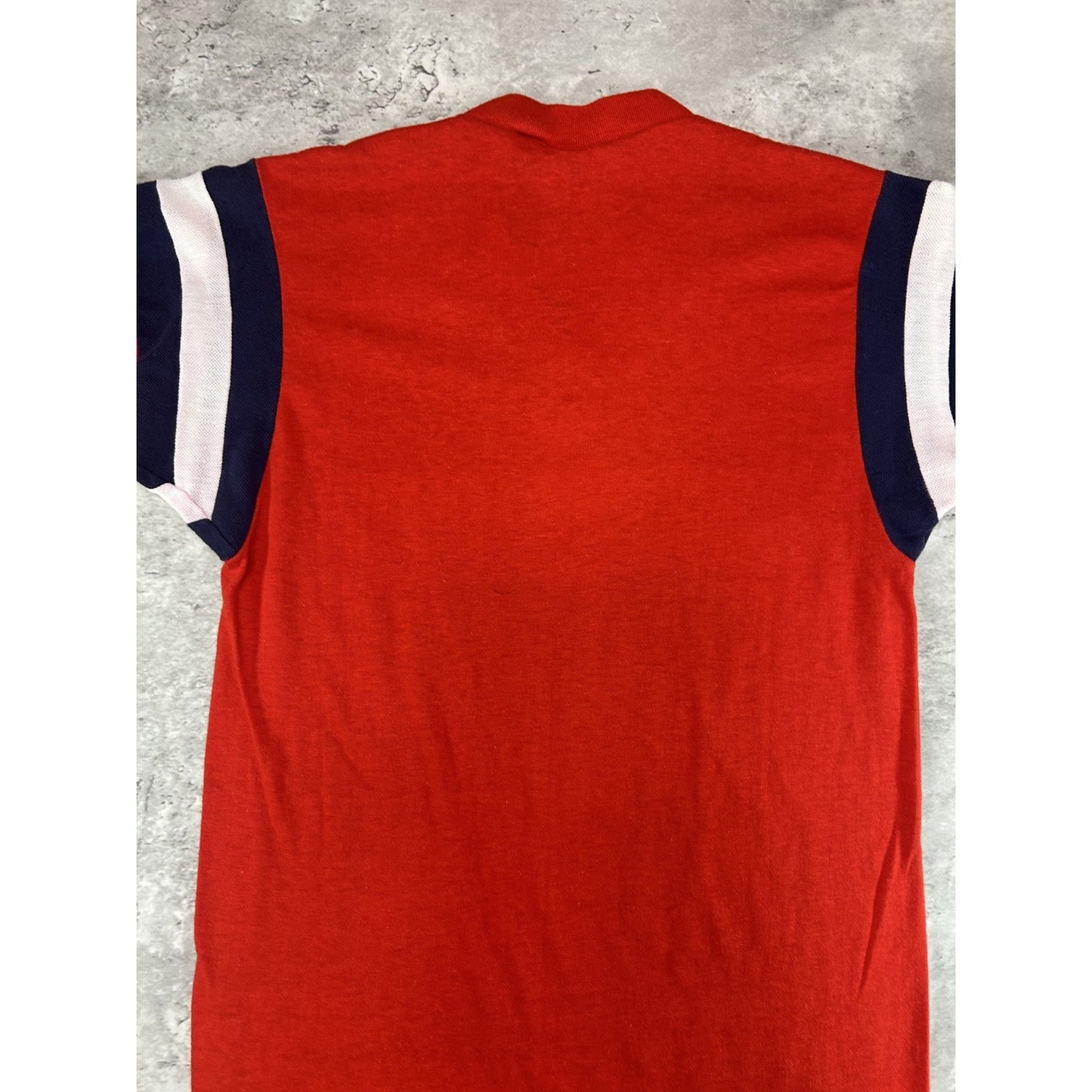 Vintage 70s/80s University Of Waterloo Collegiate Crest Football Jersey Sz Small