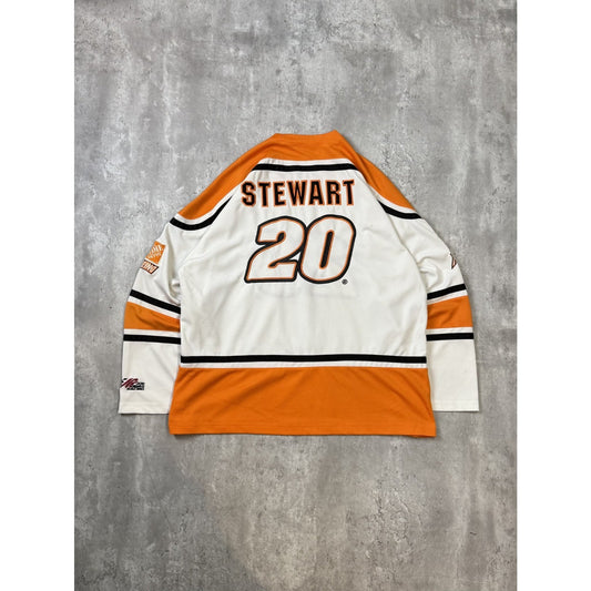 Vintage Tony Stewart #20 Home Depot Racing Nascar Hockey Jersey Size XL