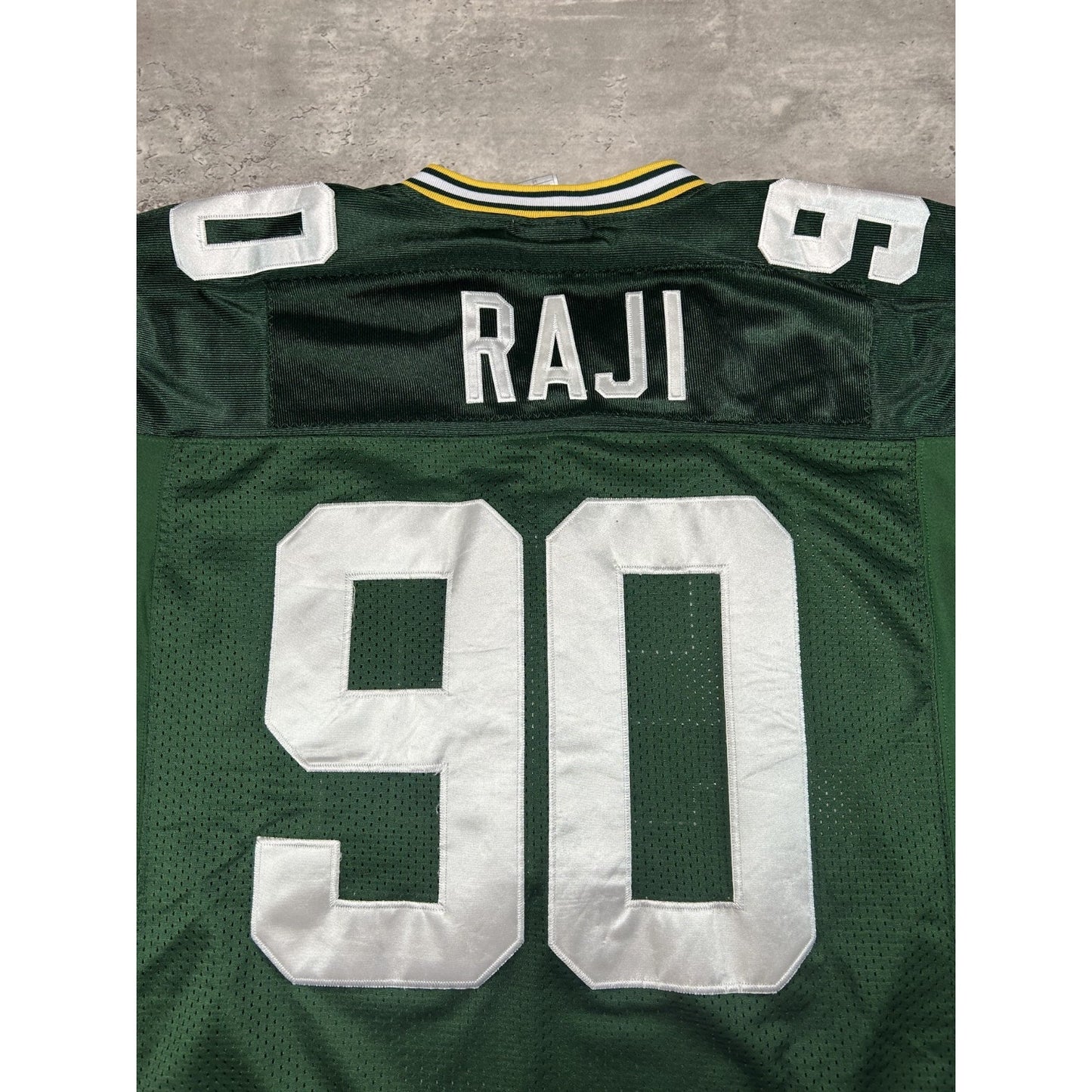 B.J. Raji #90 Green Bay Packers NFL Reebok Football Jersey Size Medium Green