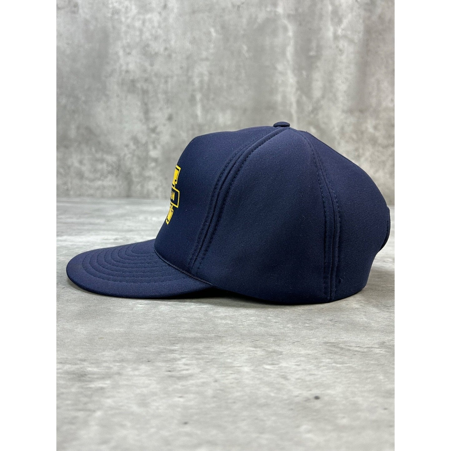 Vintage 90s Michigan Wolverines NCAA Graphic Logo Snapback Hat OSFA