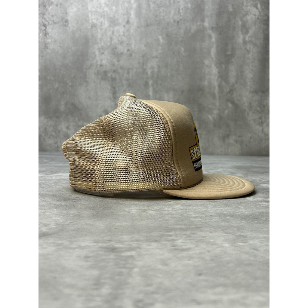 Vintage 90s D&R Sports Center Fishing And Hunting Trucker Snapback Hat OSFA