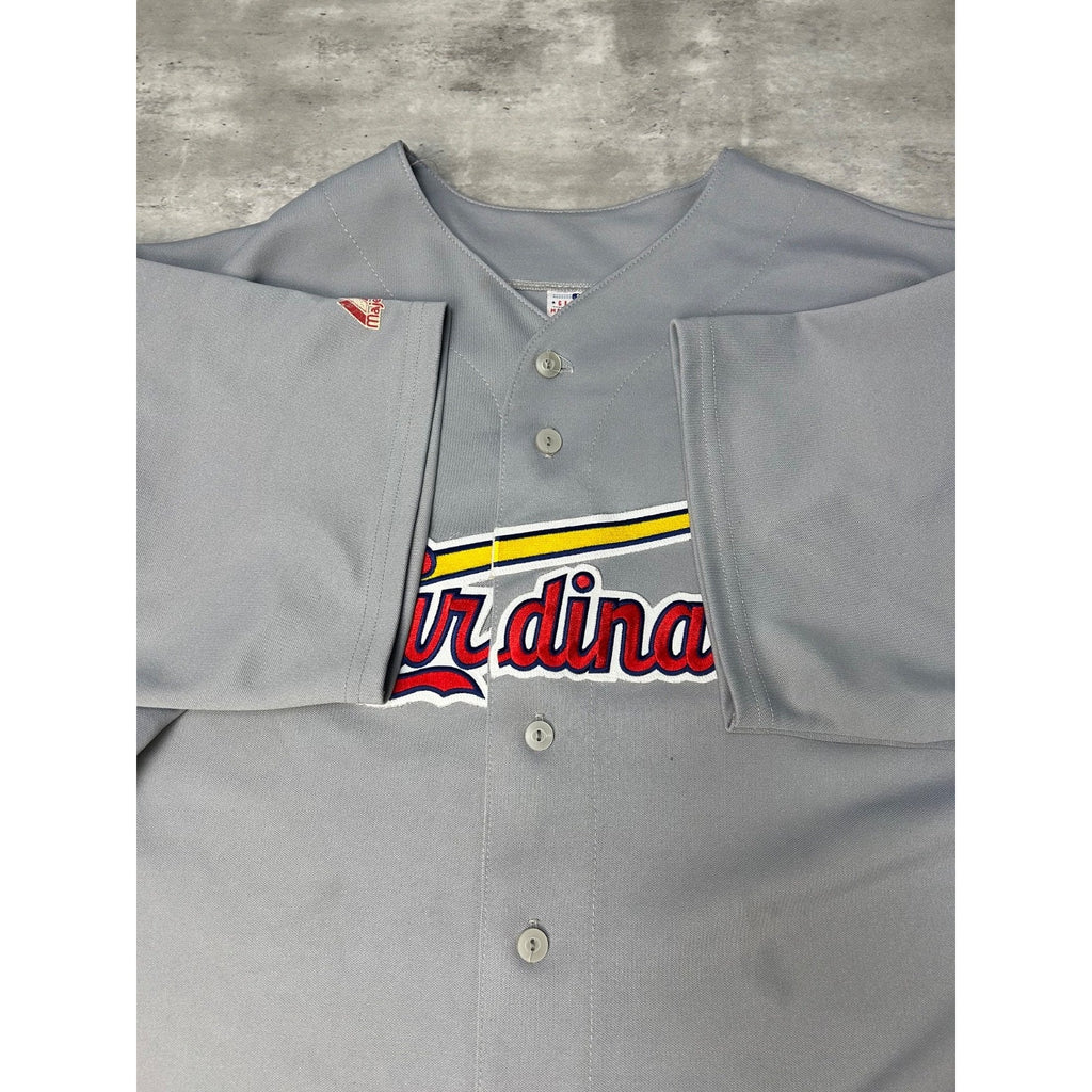 Vintage St Louis Cardinals MLB Stitched Majestic Baseball Jersey Size 2XL