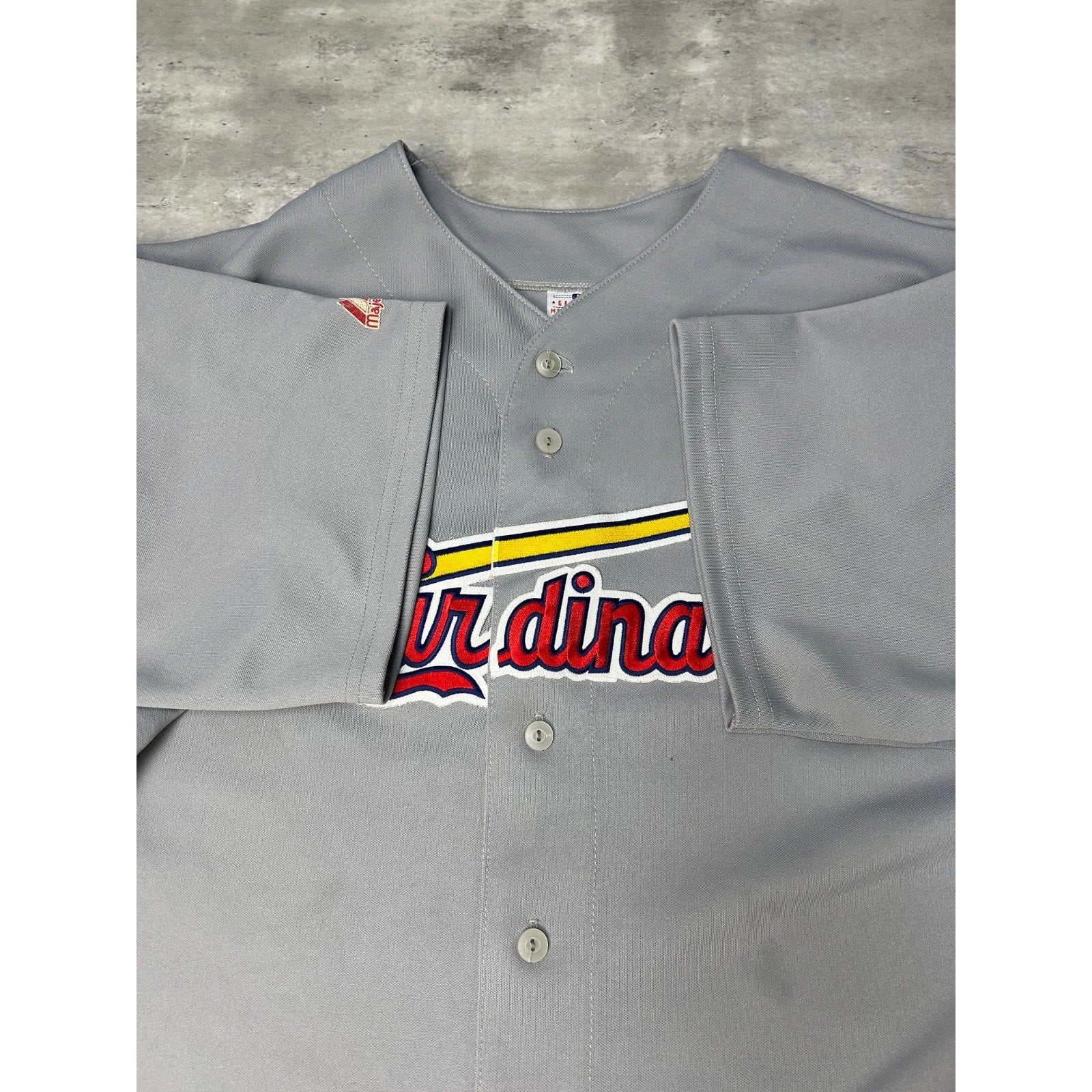 Vintage St Louis Cardinals MLB Stitched Majestic Baseball Jersey Size 2XL